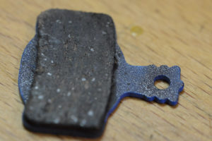 Brake Pad before cleaning